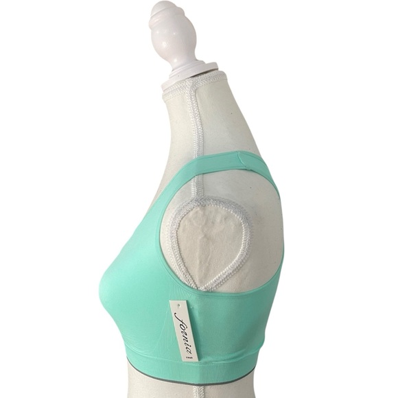 Fornia Racerback Bra Top Green - Picture 2 of 5